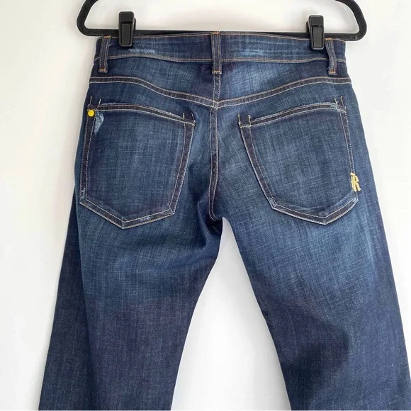 Rich & Skinny Jeans in Twilight Vintage Dark Denim Low Rise Size 27